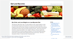 Desktop Screenshot of eatlowglycemic.com