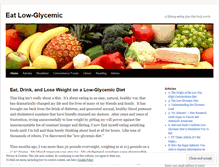 Tablet Screenshot of eatlowglycemic.com